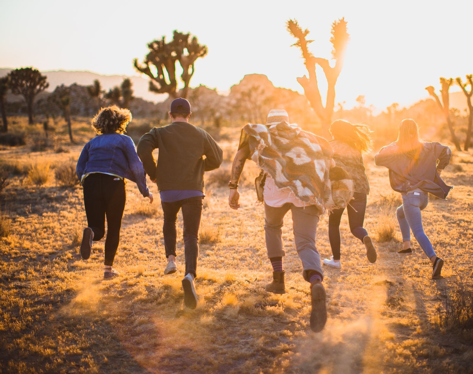 A group enjoying an outdoor walk together